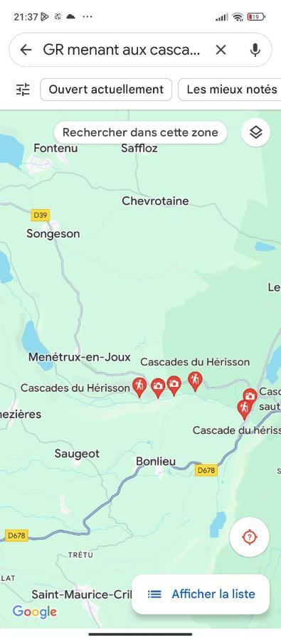 La P'Tite Maison Bois Du Herisson Menetrux-en-Joux Экстерьер фото